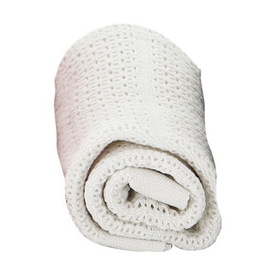 Baby Dan Háčkovaná deka White