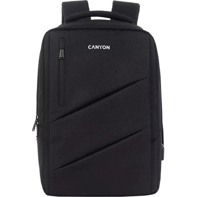 Canyon BPE-5, batoh pre 15,6´´ notebook, 22l, vodeodolný, 7 vreciek, USB-A nabíjací port, čierny CNS-BPE5B1