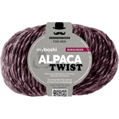 Příze myboshi Alpaca Twist Burgundská