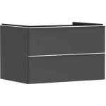 Hansgrohe Xelu Q - Шкафче за умивалник, 50x78x55 см, 2 чекмеджета, матово сиво/матово бяло 54075700 (54075700)