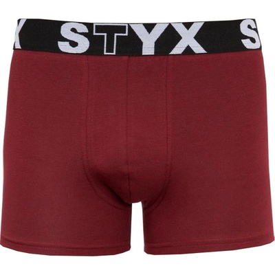 Styx detské boxerky športové guma (GJ1060) vínové