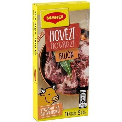 Maggi Hovězí bujón v kostce 10 x 10 g