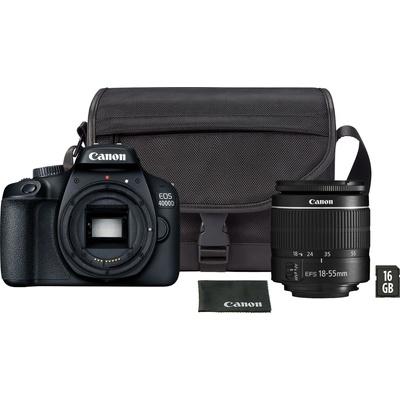 Canon EOS 4000D + EF-S 18-55mm f/3.5-5.6 III SB130 (3011C019AA)