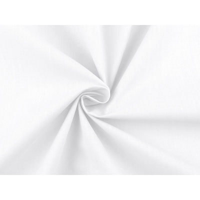 Prima-obchod Bavlněná látka / plátno jednobarevná šíře 220 cm, barva (1) bílá
