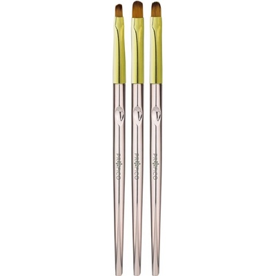 Profico elegantné štetce na gél Rose Gold 3ks