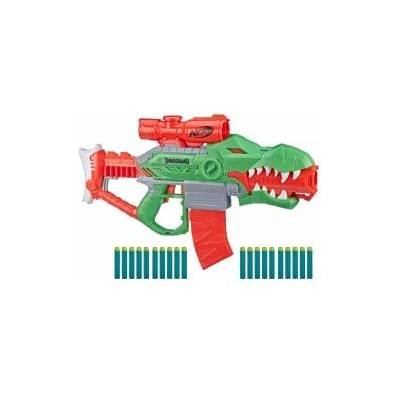 Hasbro Nerf DinoSquad Rex-Rampage, Nerf Gun (grün/orange)