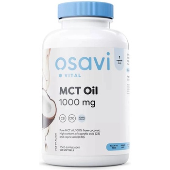 Osavi MCT Oil, 1000 mg, 180 гел капсули, Osavi