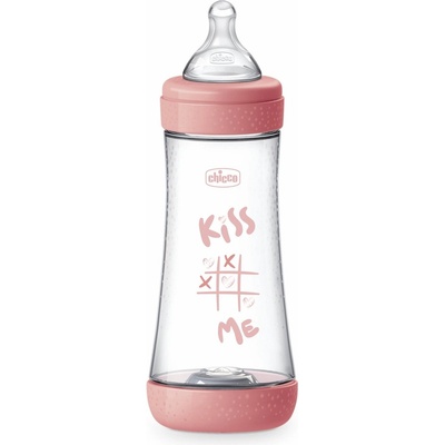 Бебешко шише Chicco - Perfect 5, за момиче, 300 ml (N0262)