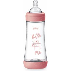 Chicco Бебешко шише Chicco - Perfect 5, за момиче, 300 ml (N0262)