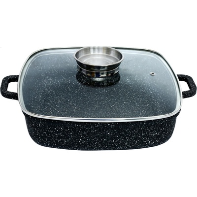 SSW - Pekáč 28x28cm so sklenenou pokrievkou CRISPY Natura