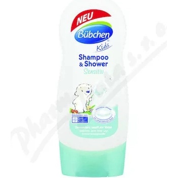 Bübchen Kids Sensitive šampón a sprchový gél 230 ml