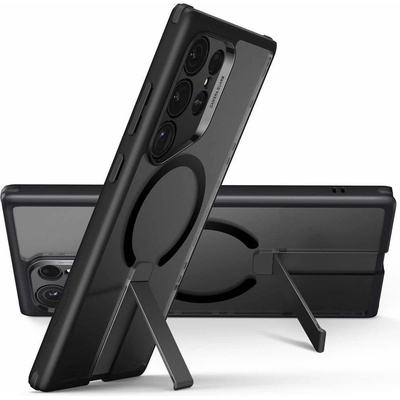 ESR Flickstand Boost HaloLock MagSafe Case - хибриден кейс с висока степен на защита с MagSafe за Samsung Galaxy S24 Ultra (черен-матиран)