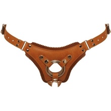 Zado Leather Strap on Harness Brown XXL