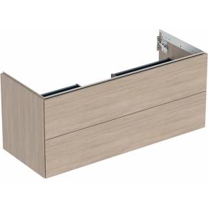 Geberit Стенен шкаф Geberit One, бежов дъб, 120 см с 2 чекмеджета (505.265.00.5)