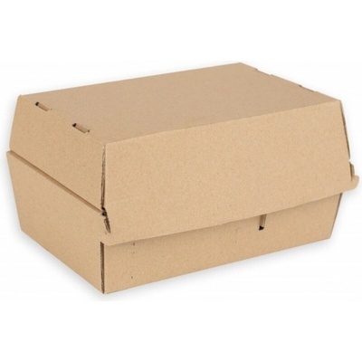 Dimarko Box burger z lepenky DOUBLE hnedý 200x130x110mm