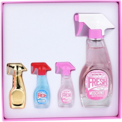 Moschino Fresh Couture pre ženy EDT 50 ml + EDT 5 ml + EDT Fresh Couture Pink 5 ml + EDP Fresh Couture Gold 5 ml darčeková sada