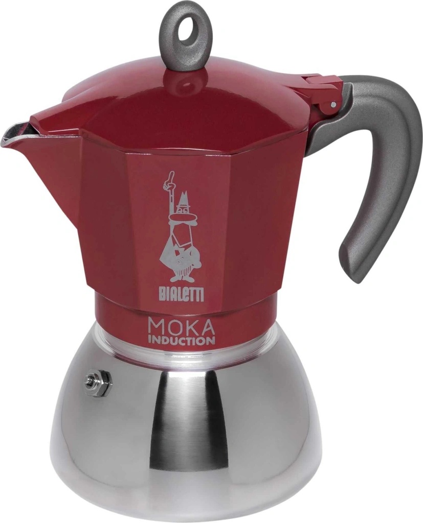 Bialetti Moka Induction 6 červená