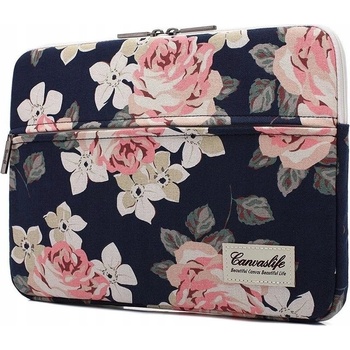 TAŠKA NA NOTEBOOK CANVASLIFE SLEEVE LAPTOP 13-14 NAVY ROSE
