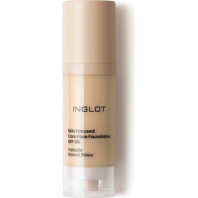 Inglot Skin Focused Care Face Foundation SPF50 krycí make-up SPF50 301 Light Olive 30 ml