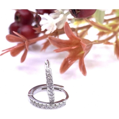 Jan Kos jewellery stříbrné náušnice kruhy 12122449