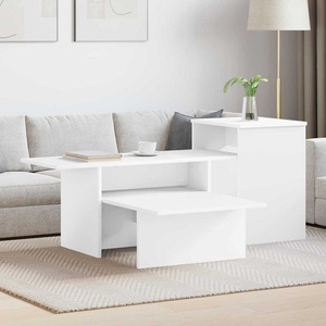 vidaXL Конзолна маса Бяло 91, 5 x 35 x 38, 5 см Инженерна дървесина (891160)