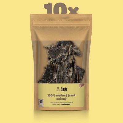 ČUMÁK 100% vepřový jazyk sušený 10 x 50 g