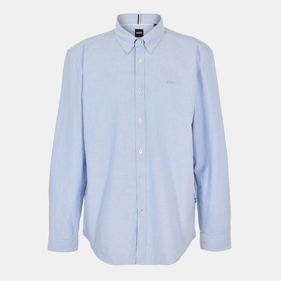 HUGO BOSS Риза Boss Men's H-Roan Long Sleeve Plain Shirt - Light/Pstl Blue