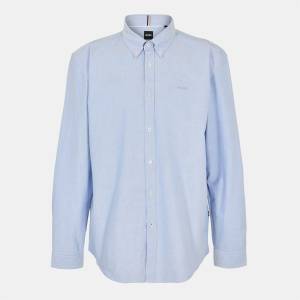 HUGO BOSS Риза Boss Men's H-Roan Long Sleeve Plain Shirt - Light/Pstl Blue