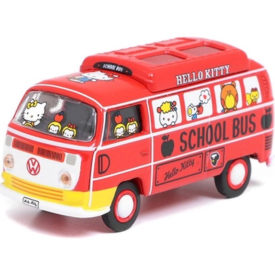 Schuco Volkswagen Type II T2 Hello Kity Školní Autobus TARMAC:1:64