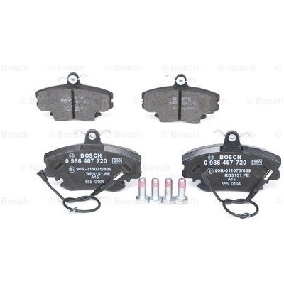 BOSCH Sada brzdových platničiek kotúčovej brzdy 0986467720