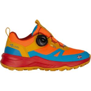 Trollkids Детски мултиспорт обувки Trollkids Kid's Trollfjord Hiker Low XT Multisport shoes - Red Clay / Dynamic Blue / Mustard - размер 28 (EU) (702-4133-0711)