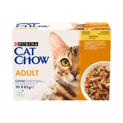 Purina Cat Chow Chicken Adult 10 x 85 g