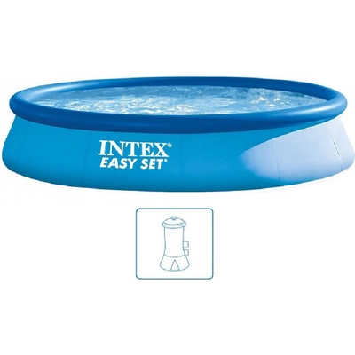 INTEX Easy Set Pool Bazén 396 x 84 cm s kartušovou filtráciou 28142GN