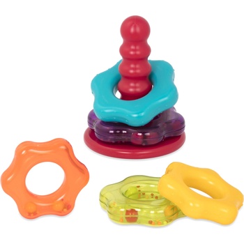 Battat Детска играчка Battat - Цветен конус с рингове (BT2579Z)