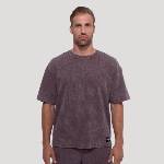 GymBeam Тениска Persistence Washed Brown L