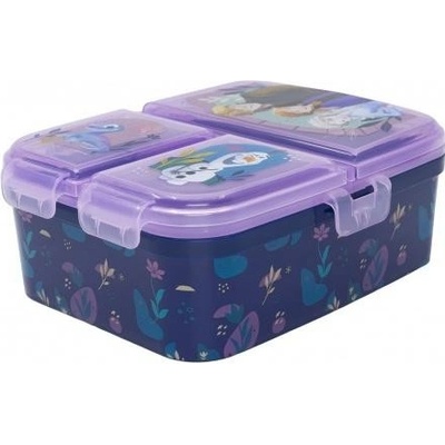 Stor Delený plastový box na desiatu Xl Disney Frozen 74299
