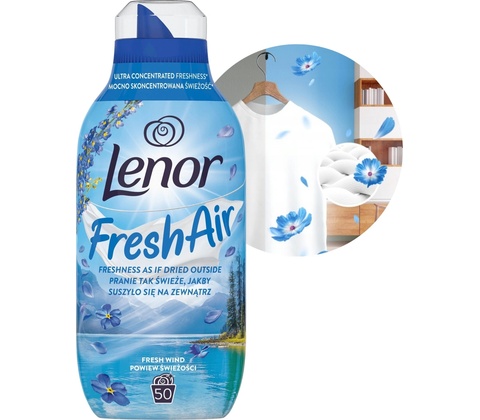 Lenor aviváž Fresh Air Fresh Wind 700 ml 50 PD od 95 Kč