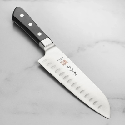 MAC Професионален Кухненски нож на готвача Mac Santoku Professional 17см Произведен в Япония (MSK-65)