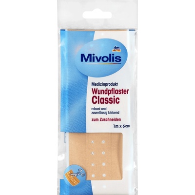 Mivolis náplast klasická 1 m x 6 cm 1 m