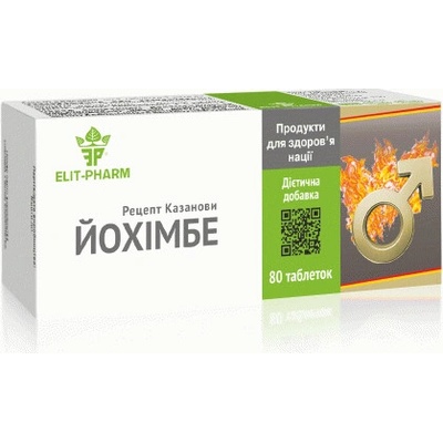 Elit Pharm Yohimbe recept pre CASANOVU 80 tabliet