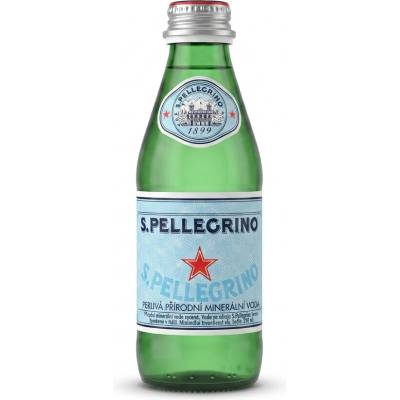 San Pellegrino perlivá minerální voda sklo 0,25 l