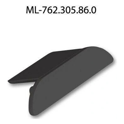 ML-762.305.86.0 Koncovka pro PXA bez otvoru, černá barva, 1ks