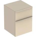 Geberit Стенен шкаф Geberit Smyle Square, среден размер, пясъчно сив, 2 чекмеджета, 45 см (500.357.JL.1)