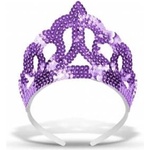 Arpex Purple sequin tiara