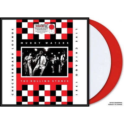ROLLING STONES & MUDDY WATERS - LIVE AT THE CHECKERBOARD LOUNGE 2 LP