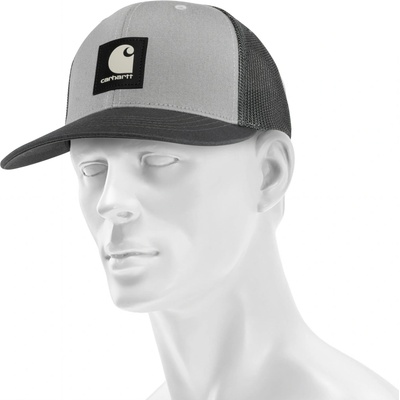 CARHARTT Twill Mesh-Back Logo Patch asphalt