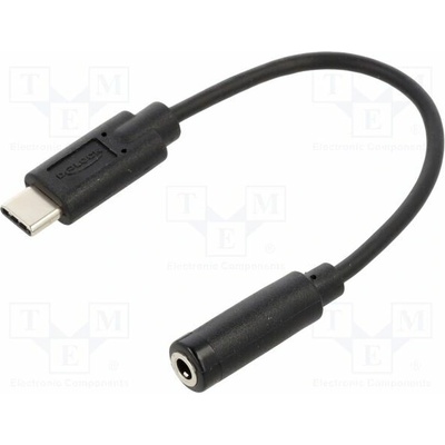 Delock 65842 stereo,USB 2.0 Jack 3,5mm 3pin zásuvka,USB C vidlice