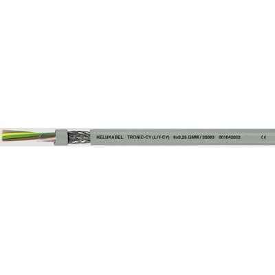 Helu 20009-500 datový LiYCY 12 x 0.14 mm² šedá 500 m
