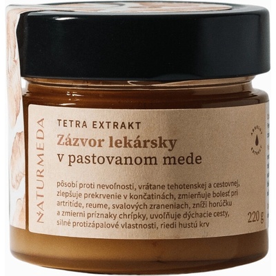 Naturmeda Terapeutický med se zázvorem lékařským - 220 g -