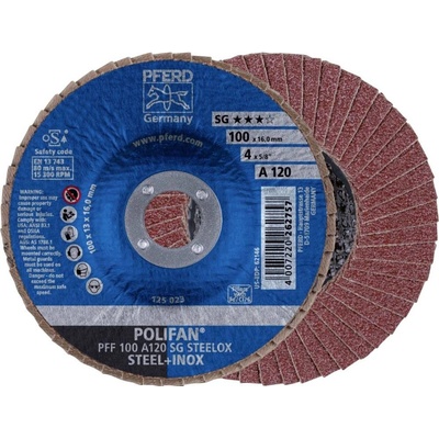 Pferd Brúsny vejárovitý kotúč 100 x 16 mm 67612100 10 ks
